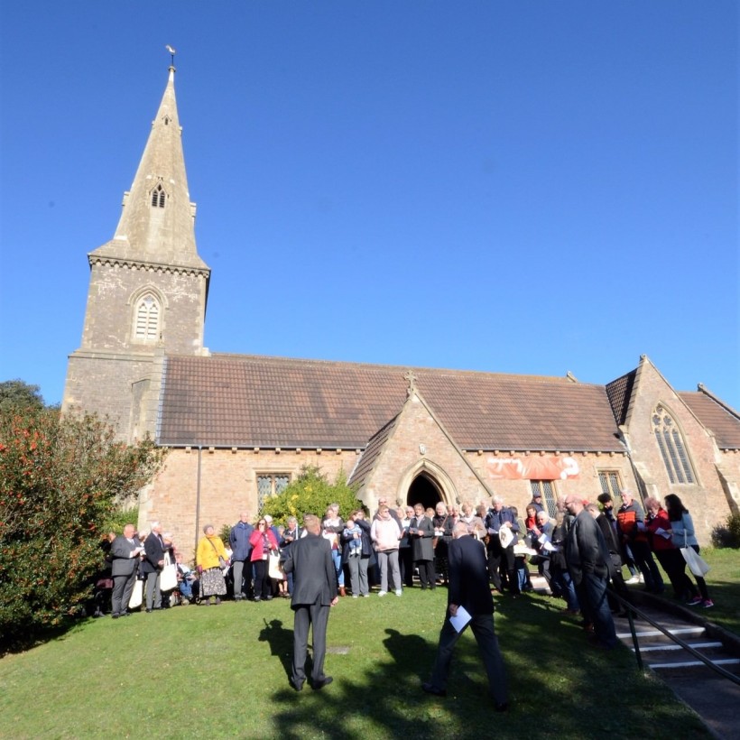 Celebration service held at restored Church