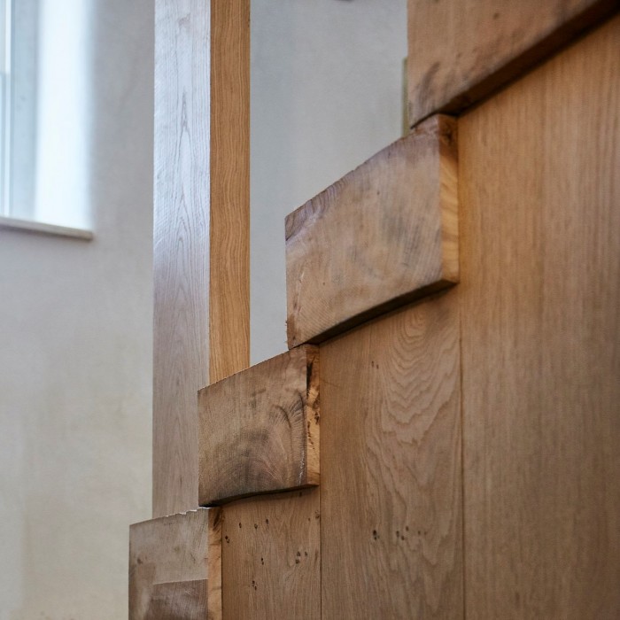 Woolsery oak staircase detail2