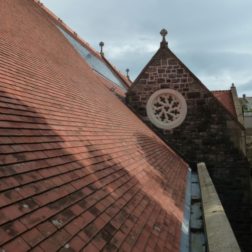 Re-roofing project at St. Peter's Church, Ilfracombe finishes
