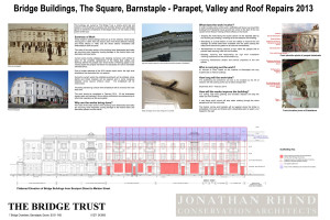 2 Bridge Buildings Site notice Board Large