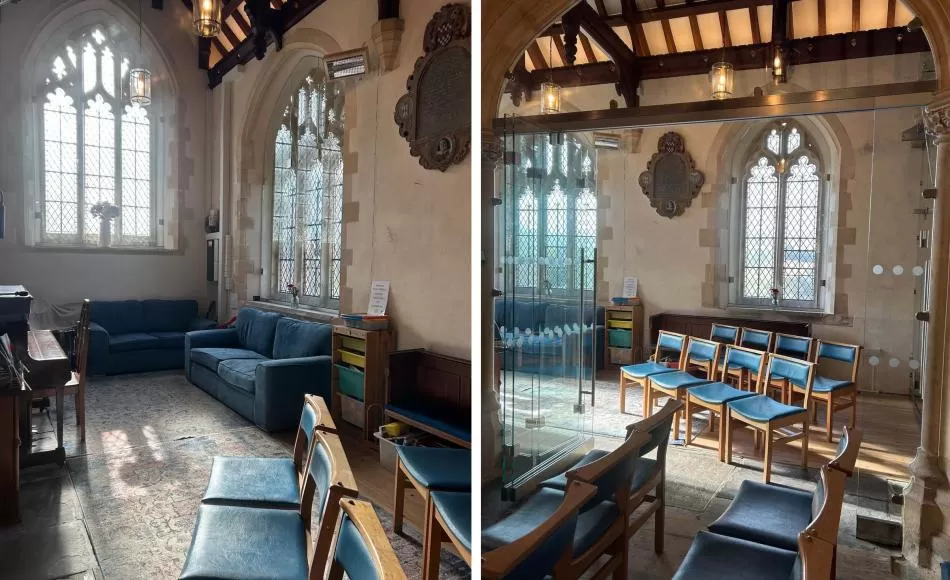 The new space is beautifully light
