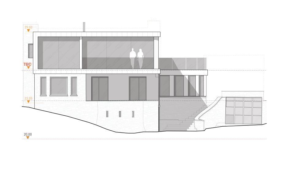 Expansive glazing will maximise scenic views