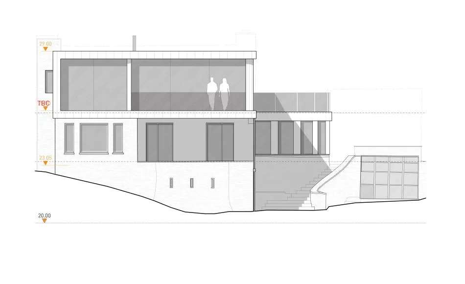 Expansive glazing will maximise scenic views