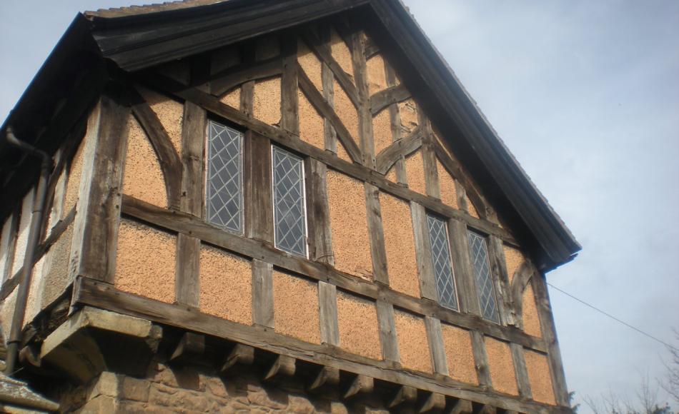 Before the work - timber in need of repair