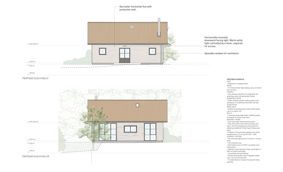 Designs for the new building seek to maintain the simple lines and agricultural character of the barn