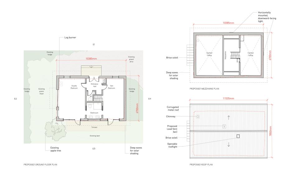The accommodation is ancillary to the main house